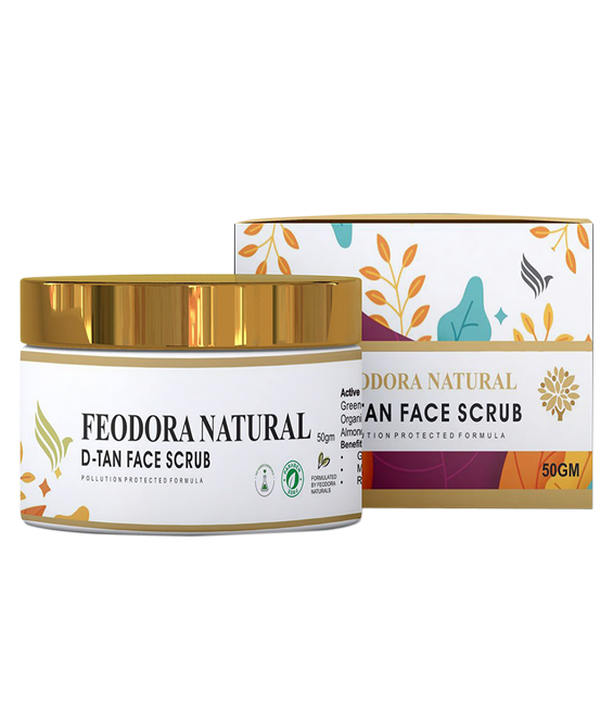 Feodora Pro D Tan Coffee Face Scrub